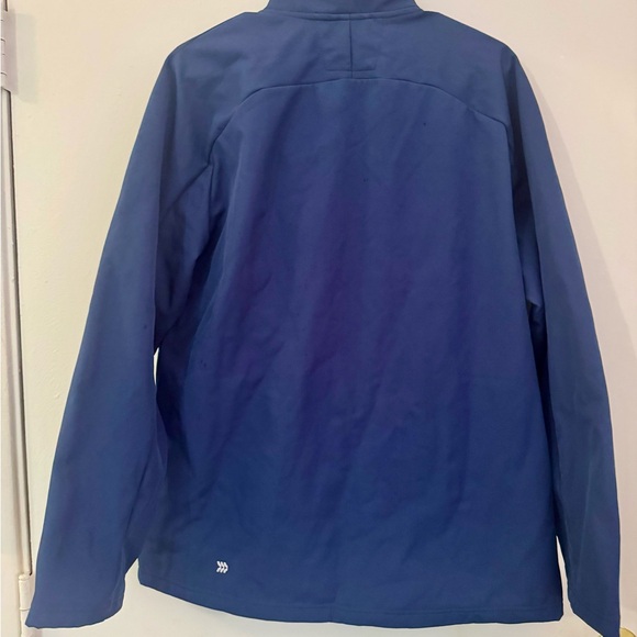 All In Motion Soft Shell Fleece Blue Jacket - Picture 2 of 4